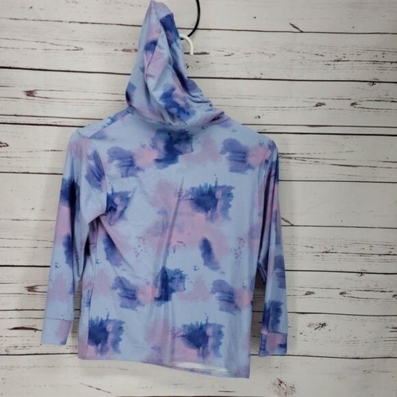 Soft Cozy Lifestyle By Poof Girl Tie-Dye Hoodie Sweatshirt L - Picture 5 of 7
